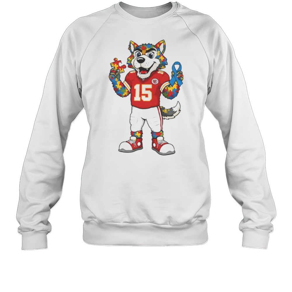 Autism Awareness Kansas City Chiefs Mascot 2025 Shirt