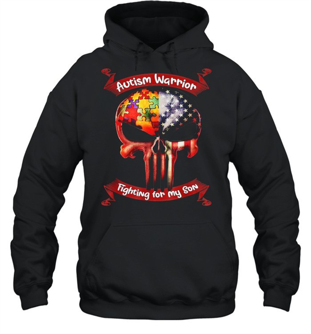 Autism Warrior Fighting For My Son For Mom Dad Parents Shirt