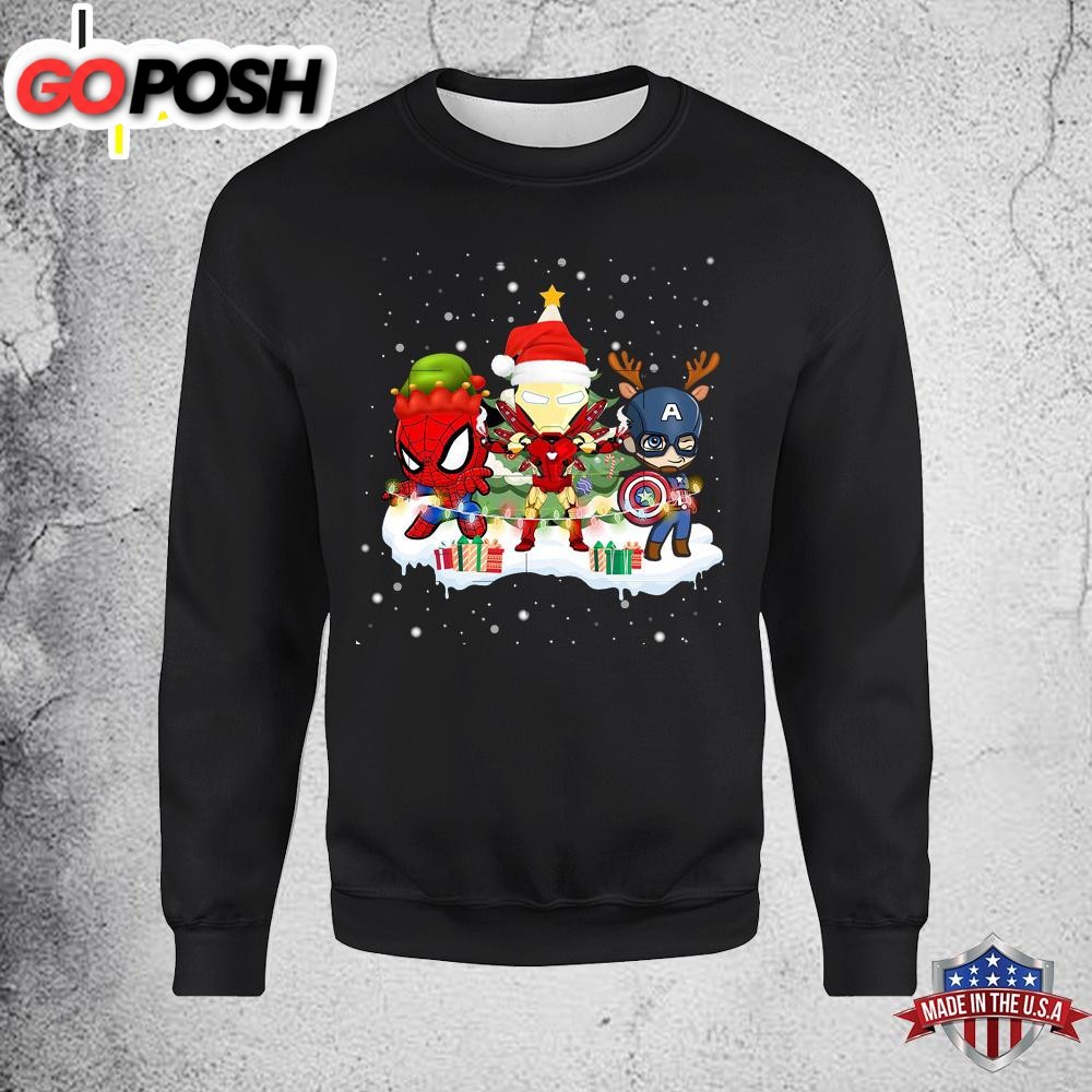 Avengers Superhero Christmas Friends Unisex Sweatshirt