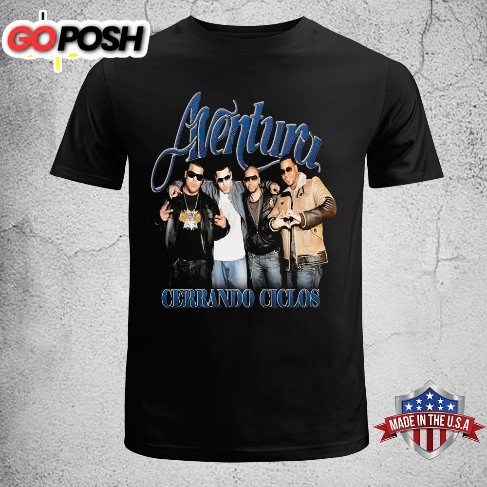 Aventura Bachata Tour Music 2025 Unisex T-Shirt