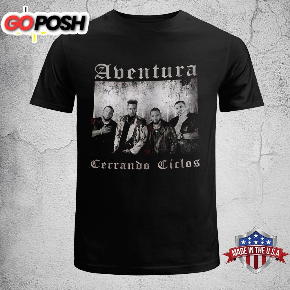 Aventura Tour Concert Bachata Cerrando Ciclos Unisex T-Shirt
