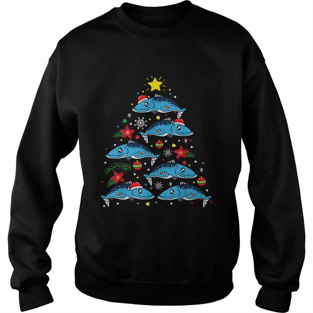 Awesome Barracuda Fish Christmas Ornament Tree Dad Fishing Gift shirt