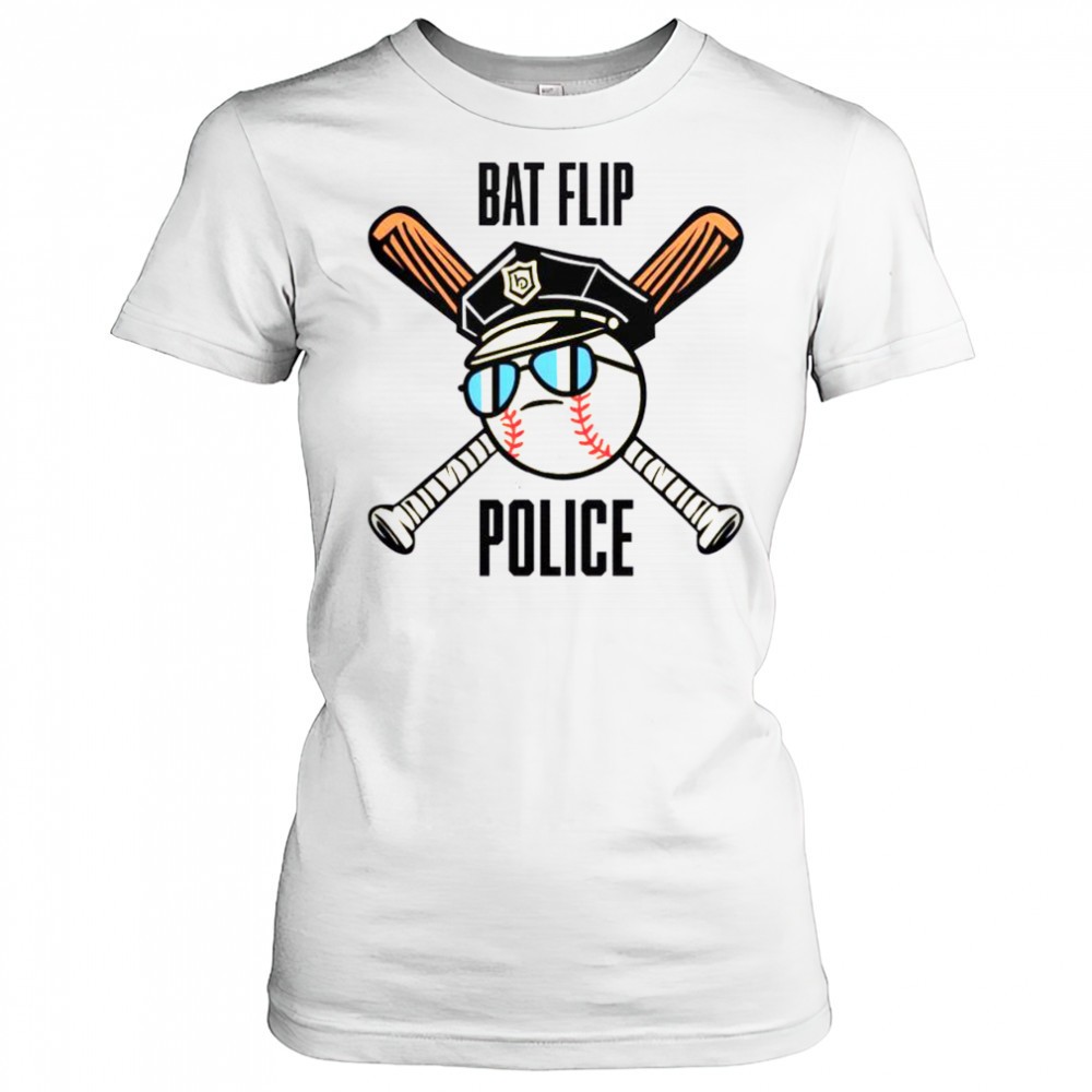 awesome-bat-flip-police-t-shirt-90xsraw5 Awesome Bat Flip Police T-Shirt