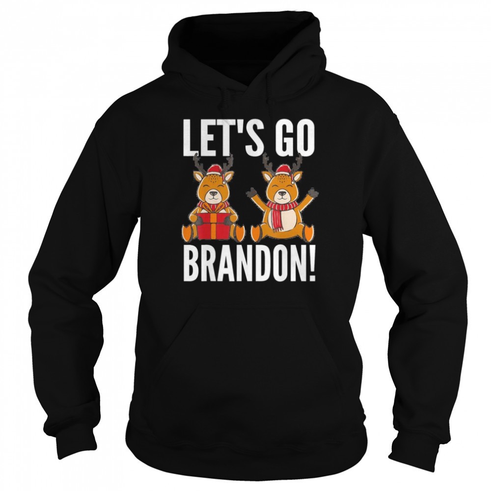 Awesome lets Go Brandon Reindeer Christmas 2025 T-Shirt