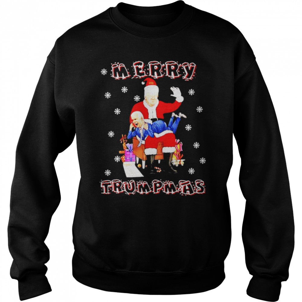 awesome-santa-trump-hit-biden-merry-trumpmas-christmas-shirt-32qqc5dr Awesome santa Trump hit Biden merry Trumpmas Christmas shirt