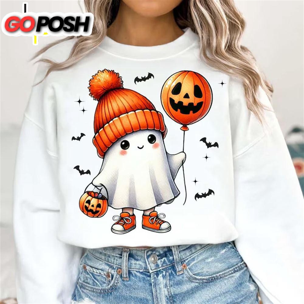 Baby Boo Halloween Shirt, Cute Ghost Shirt, Lady Boo Shirt