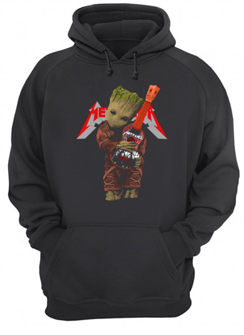 Baby Groot Hug Metallica Guitar shirt