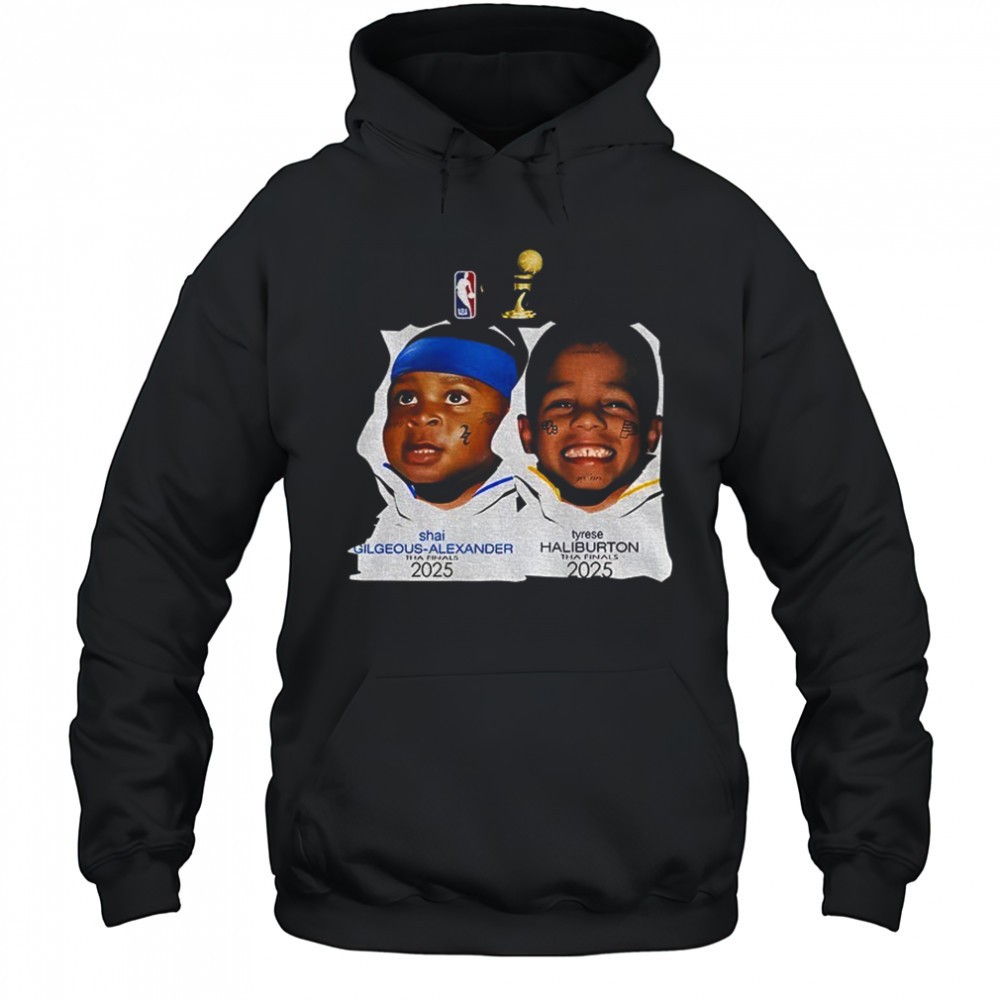 Baby Shai Gilgeous-Alexander x Tyrese Haliburton NBA Finals 2025 shirt