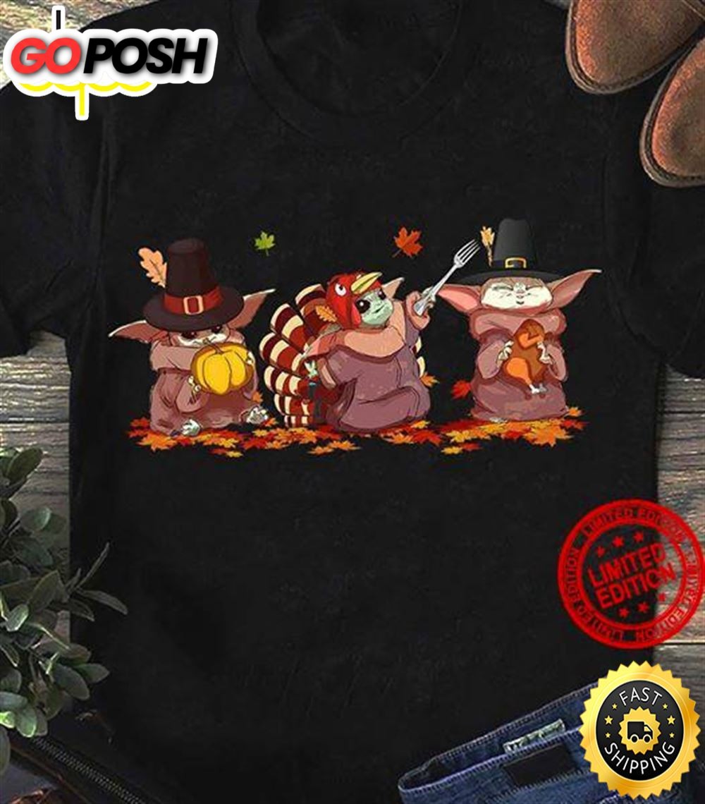 Baby Yoda And Thanksgiving Shirt