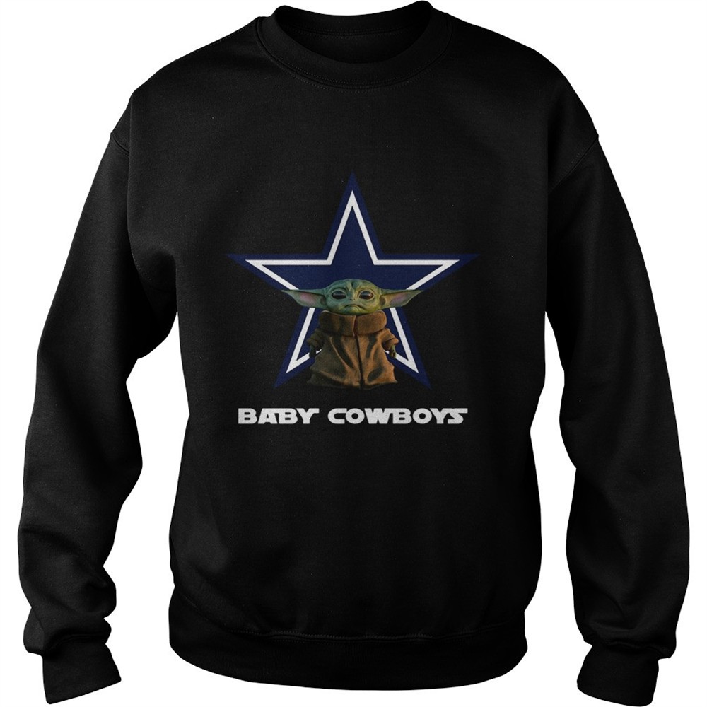 Baby Yoda Baby Cowboys shirt