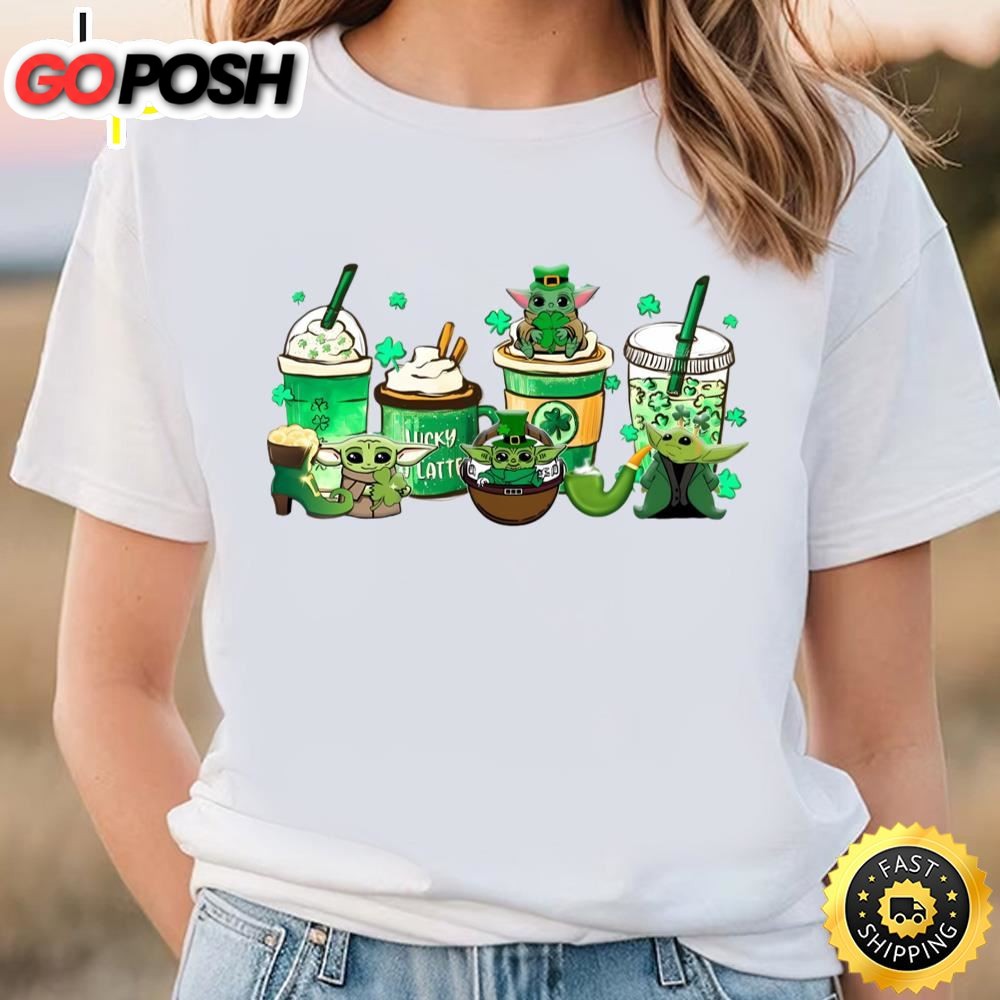 Baby Yoda Coffee Shirt, Yoda Patricks Day Shirt