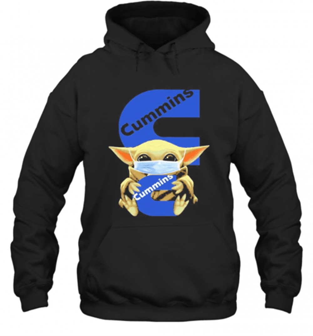 Baby Yoda Face Mask Hug Cummins T-Shirt