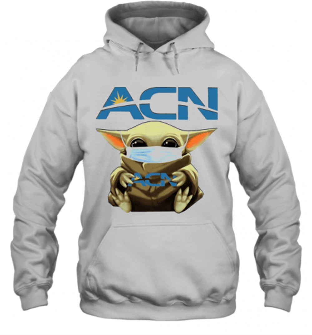 Baby Yoda Hug ACN Mask T-Shirt