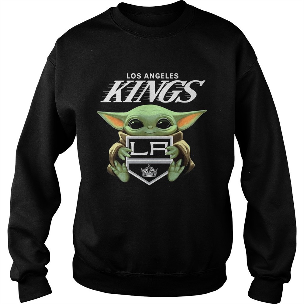 Baby Yoda Hug Los Angeles Kings shirt