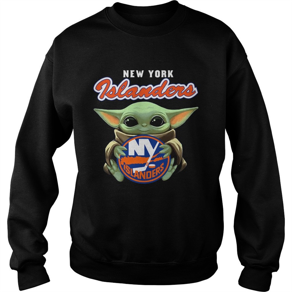 Baby Yoda Hug New York Islanders shirt