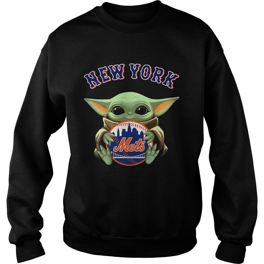Baby Yoda Hug New York Mets shirt
