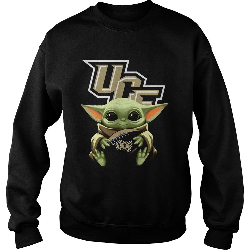 Baby Yoda Hug UCF Knights shirt