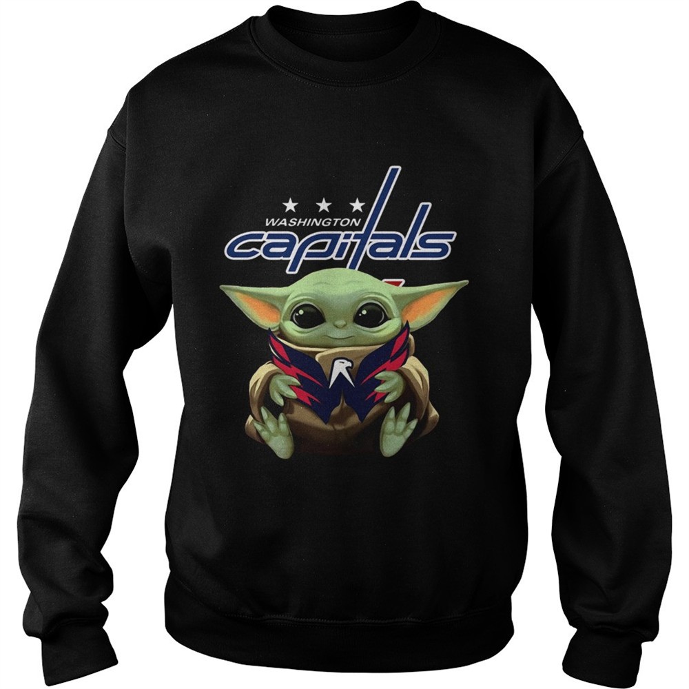 Baby Yoda Hug Washington Capitals shirt
