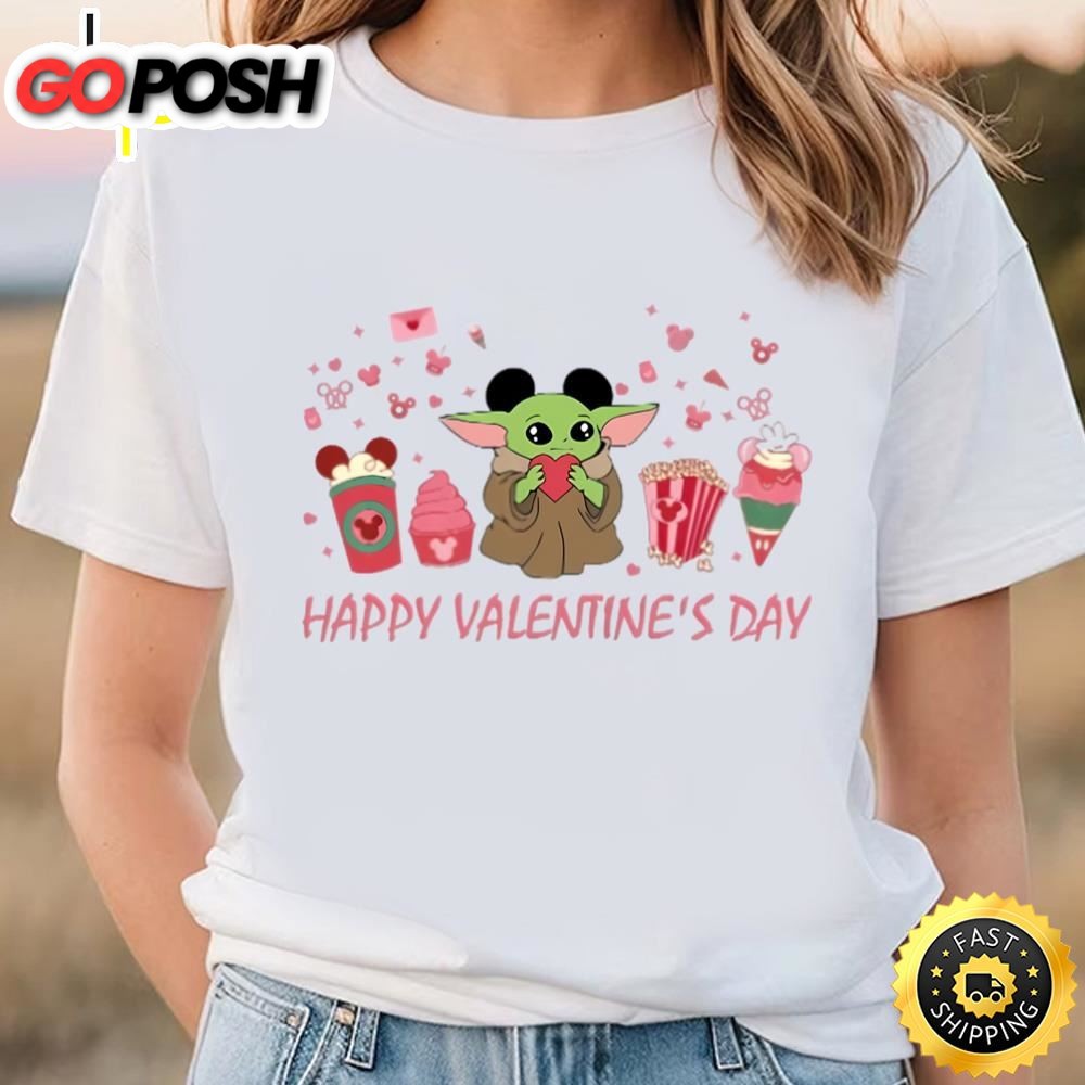 Baby Yoda Valentine Shirt, Star War Valentine Shirt
