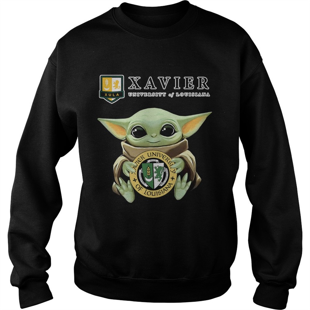 Baby Yoda Xavier University Of Louisiana shirt