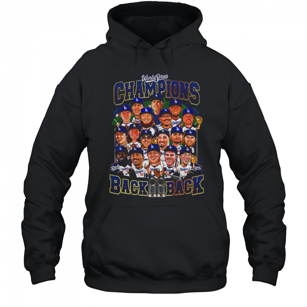 Back 2 Back Champions Los Angeles Dodgers 2025 World Series MLB Players shirt