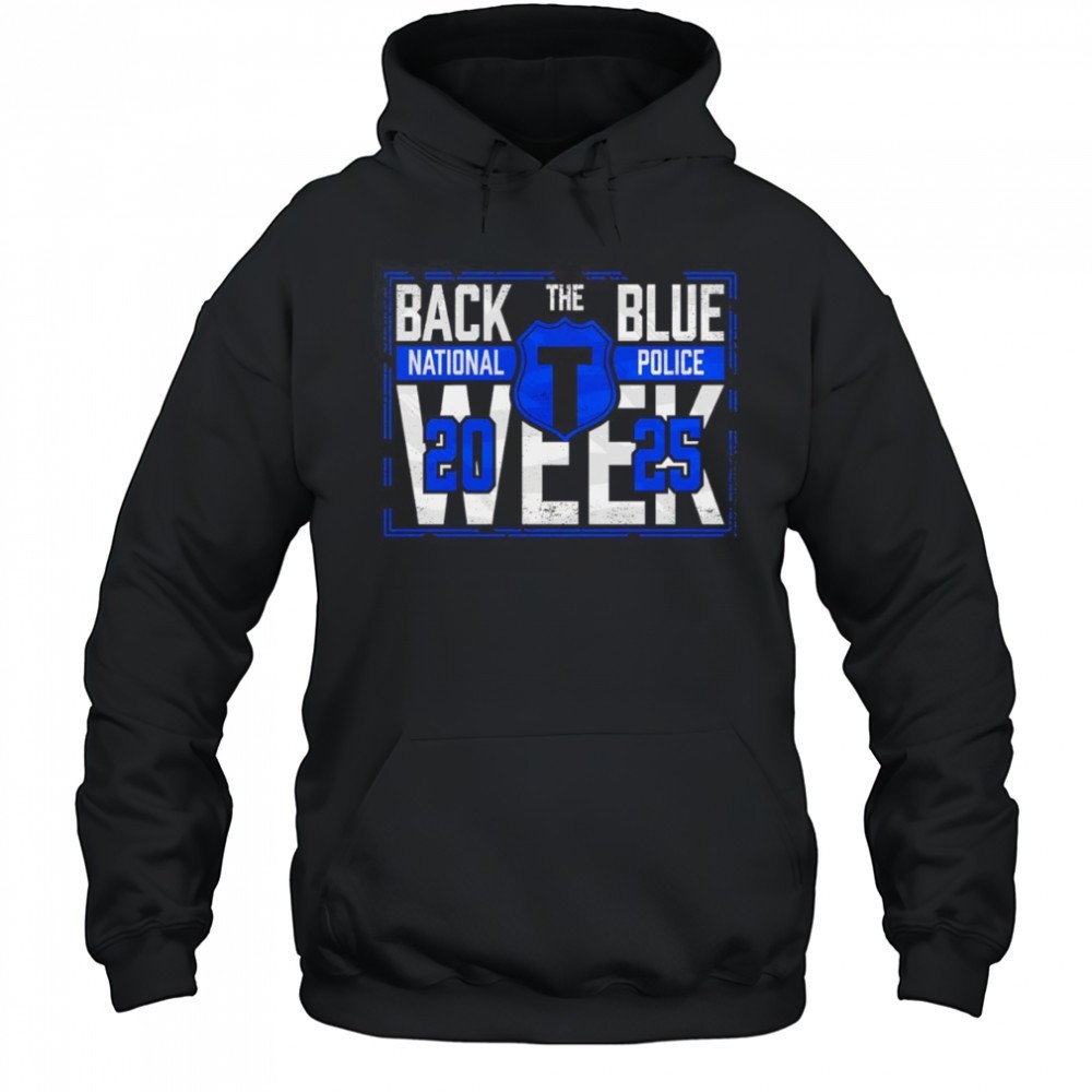 Back The Blue Police Commemorative shirt