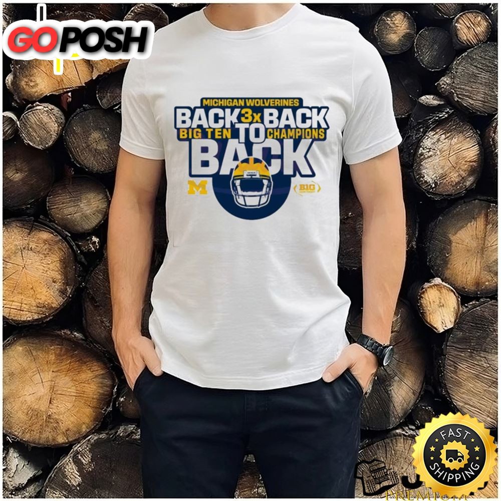 Back To Back Michigan Wolverines Champs Shirt
