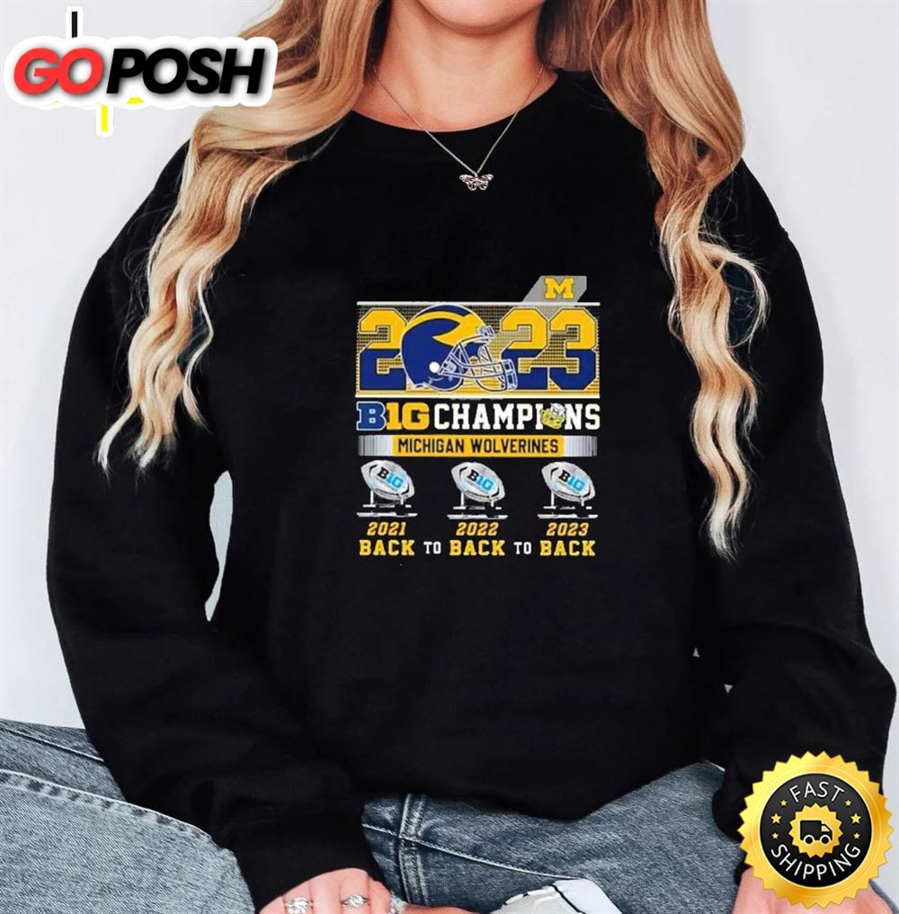 Back To Back To Back Of Michigan Football 2025 Big Ten Champions