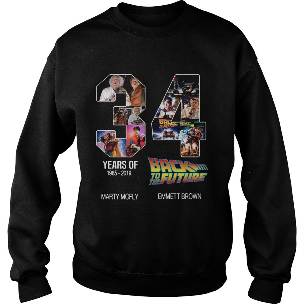 Back to the Future 34 Anniversary shirt