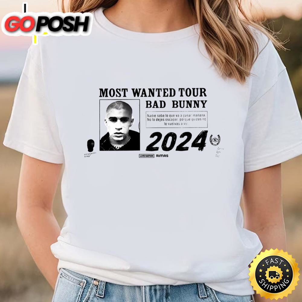 Bad Bunny Coming To The Wells Fargo Center In April 2025 Shirt
