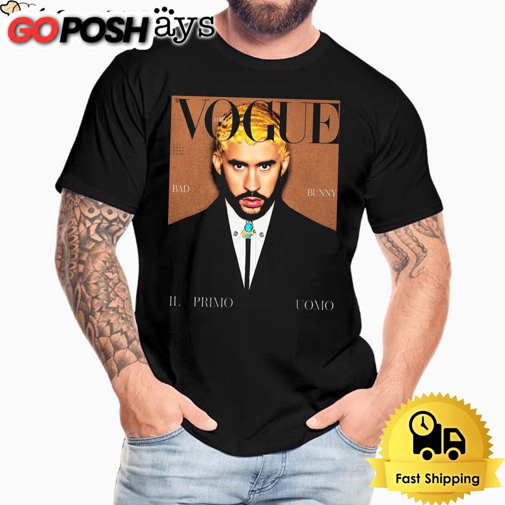 Bad Bunny Graces The Cover Of Vogue Italia Unisex T-Shirt
