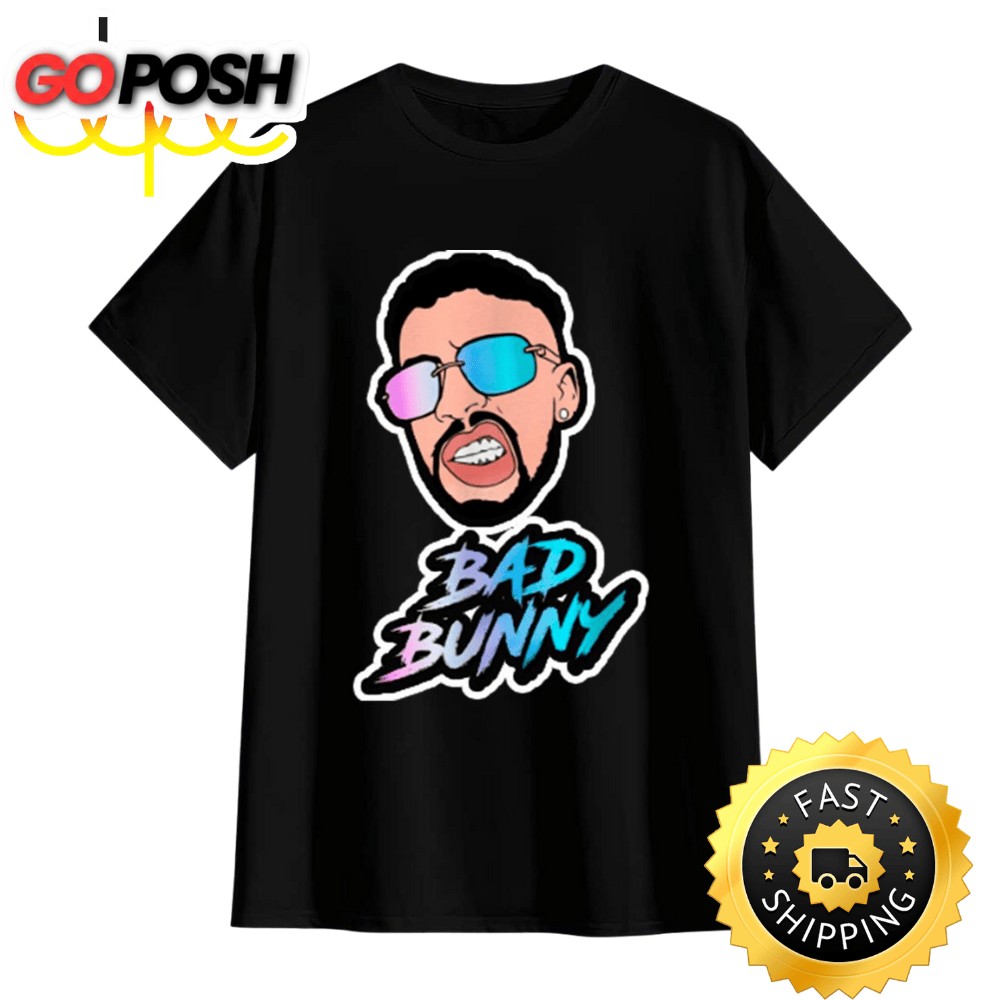 Bad Bunny T Shirt Chibi