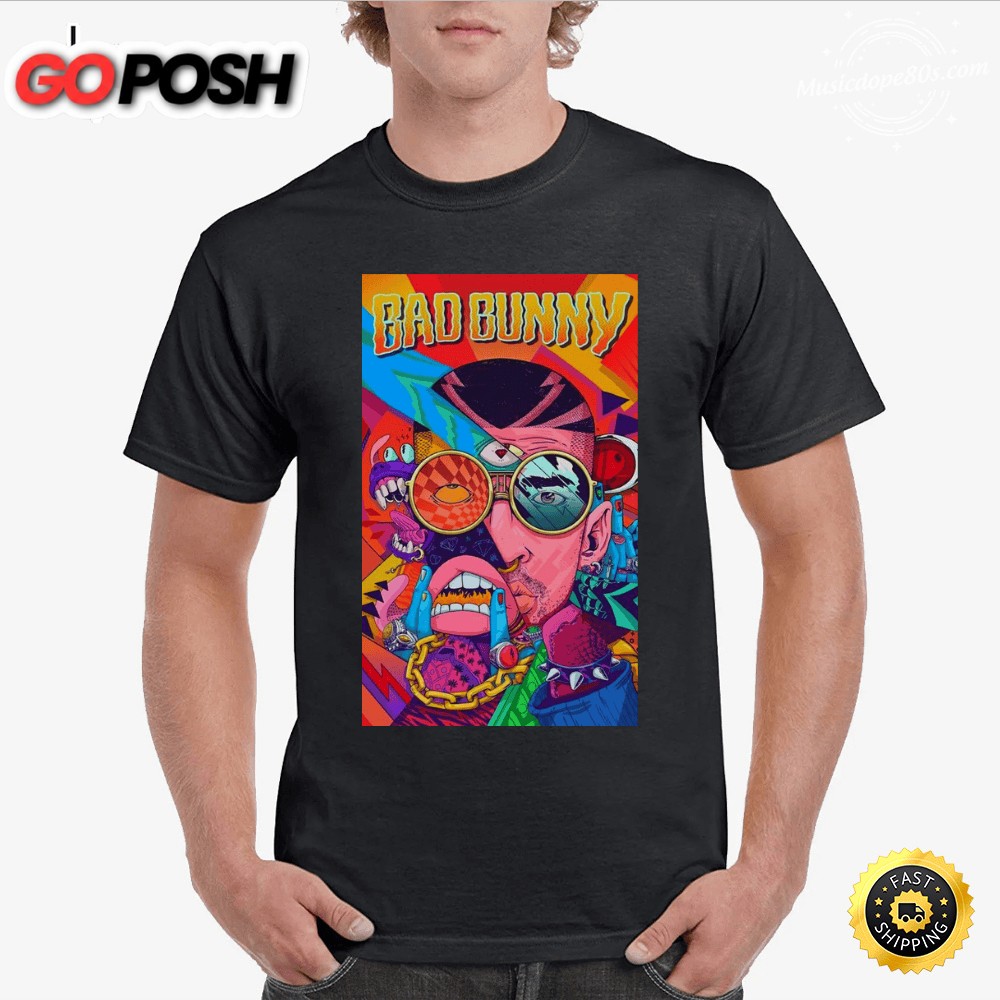 Bad Bunny T-Shirt Rapper Rap Style