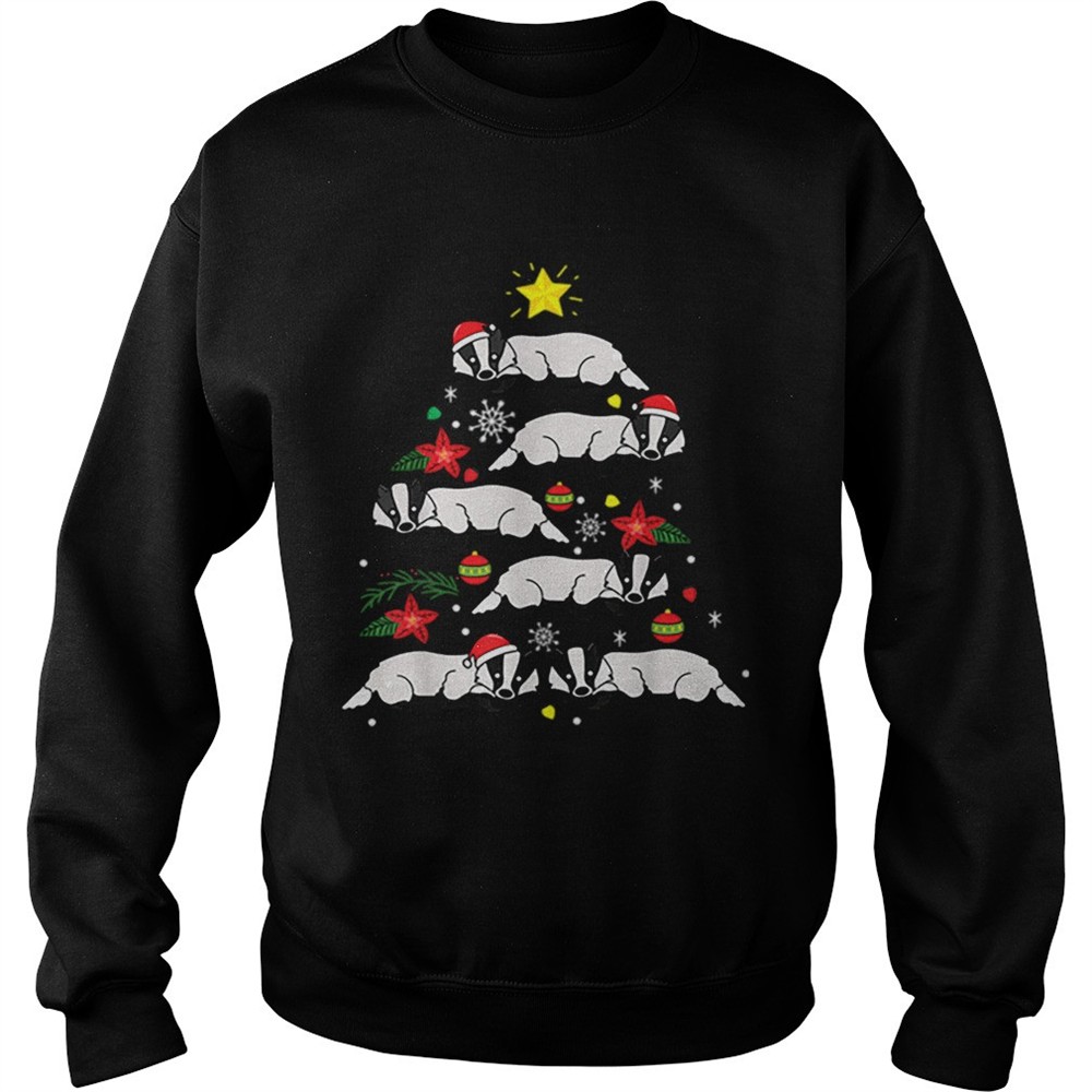 Badger Fish Christmas Ornament Tree Funny shirt