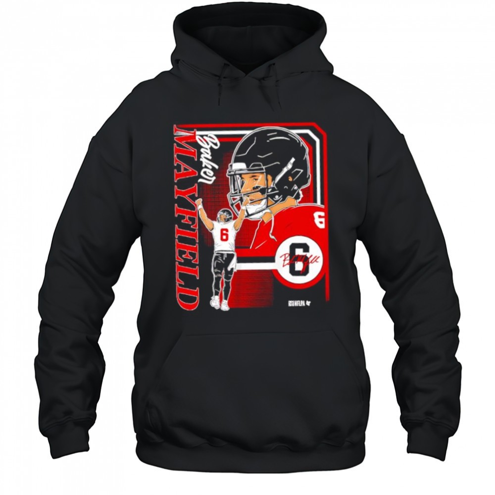 Baker Mayfield Tampa Bay Retro Baller Collage Frame signature shirt