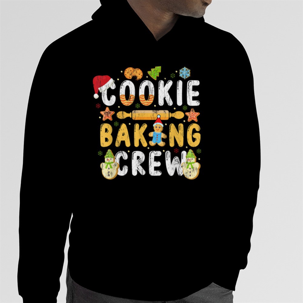 Baking Lover Girls Boys Cookie Baking Crew Holiday Christmas T-Shirt B0BM7XVCFG