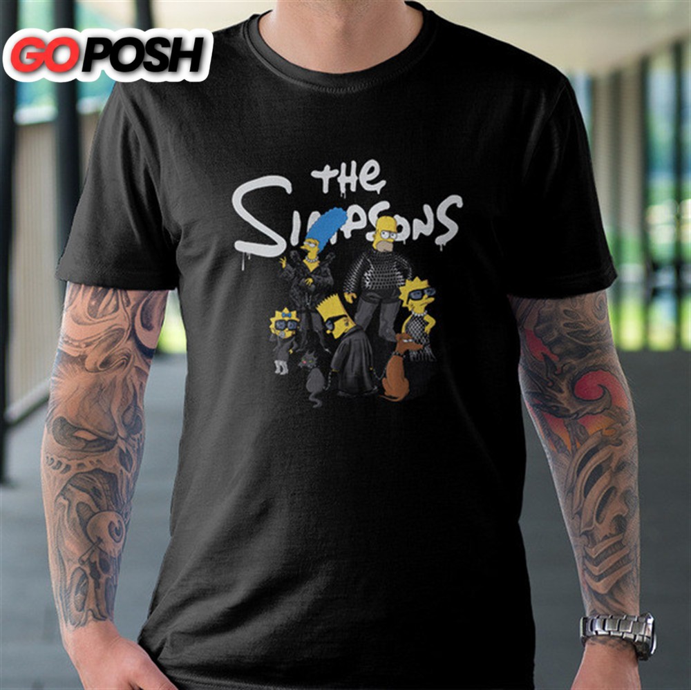 Balenciaga X The Simpsons Cartoon Design Unisex T-shirt