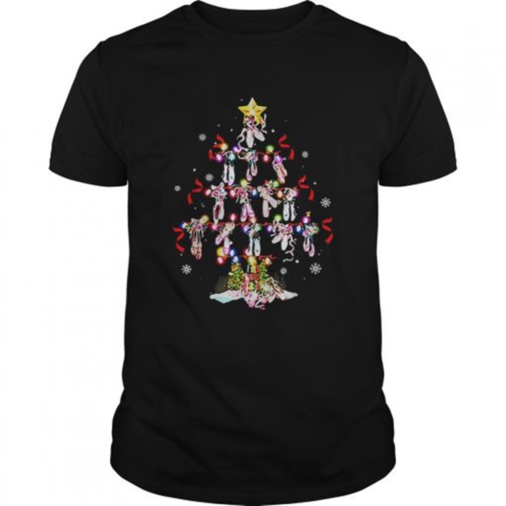 ballet-shoes-christmas-tree-shirt-rtzgawv4 Ballet shoes Christmas tree shirt