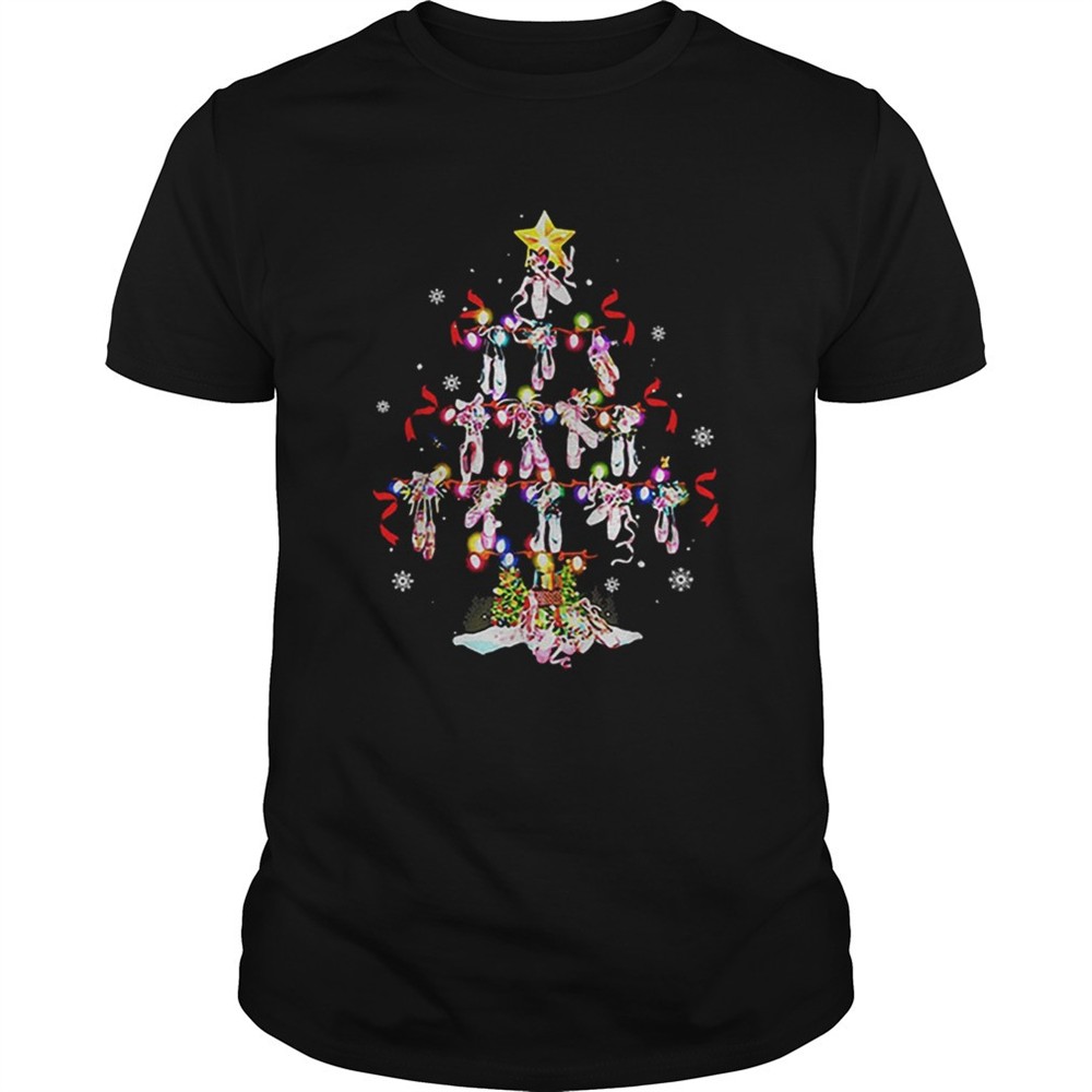ballet-shoes-christmas-tree-shirt-rtzgawv4 Ballet shoes Christmas tree shirt