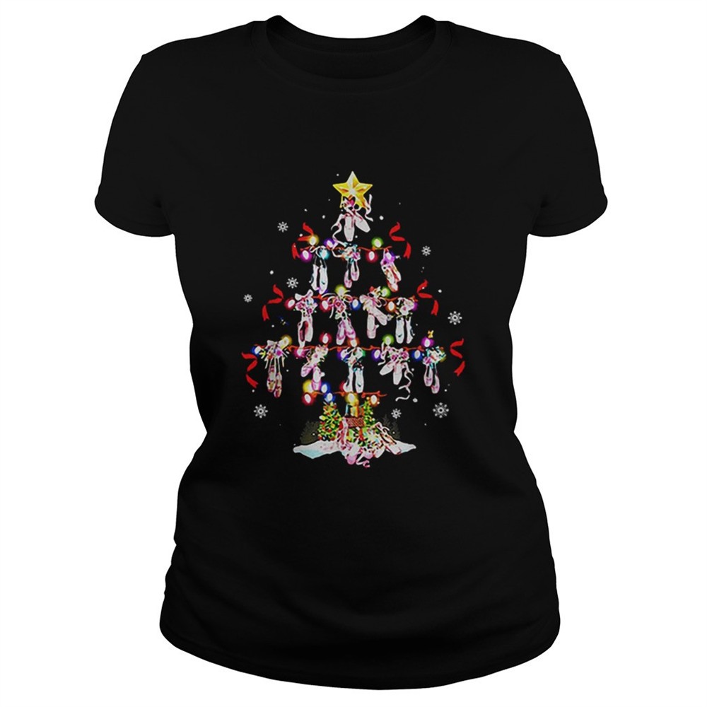 ballet-shoes-christmas-tree-shirt-rtzgawv4 Ballet shoes Christmas tree shirt