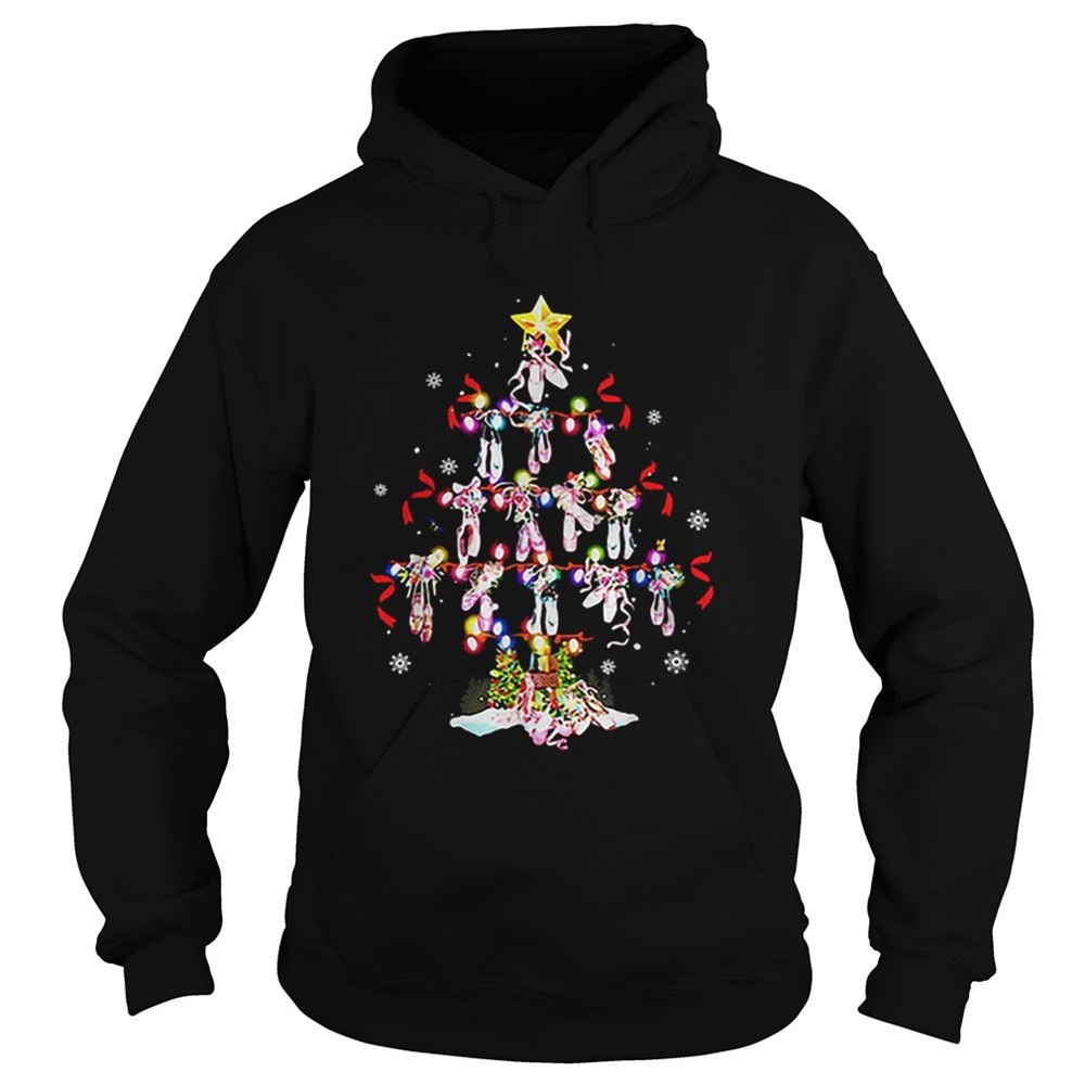 ballet-shoes-christmas-tree-shirt-rtzgawv4 Ballet shoes Christmas tree shirt