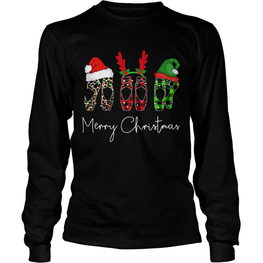 ballet-shoes-merry-christmas-shirt-8uosy6vb Ballet shoes Merry Christmas shirt