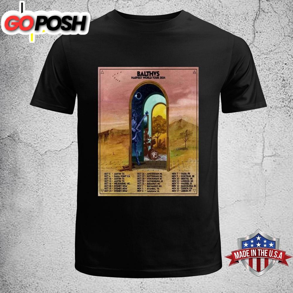 Balthvs Harvest World Tour 2024 Poster Unisex T-Shirt