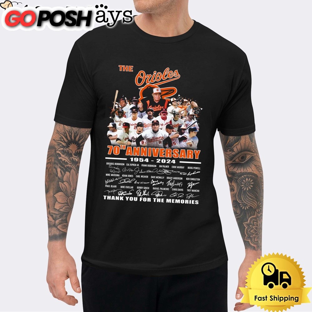 Baltimore Orioles 70th Anniversary Unisex T-Shirt