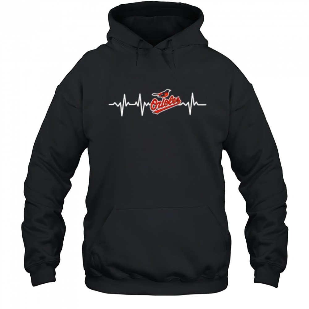 Baltimore Orioles Baseball Heart Beat shirt