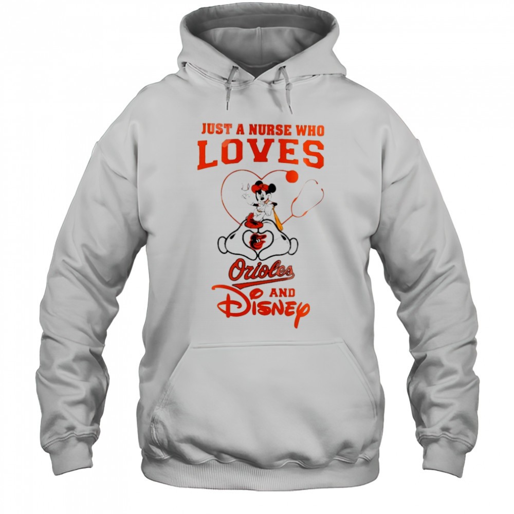 Baltimore Orioles X Mickey Mouse Just A Nurse Who Loves Chicago And 2025 T-Shirt