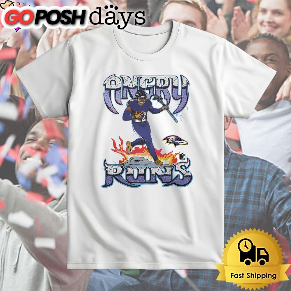 Baltimore Ravens Angry Runs 2024 Derrick Henry T Shirt