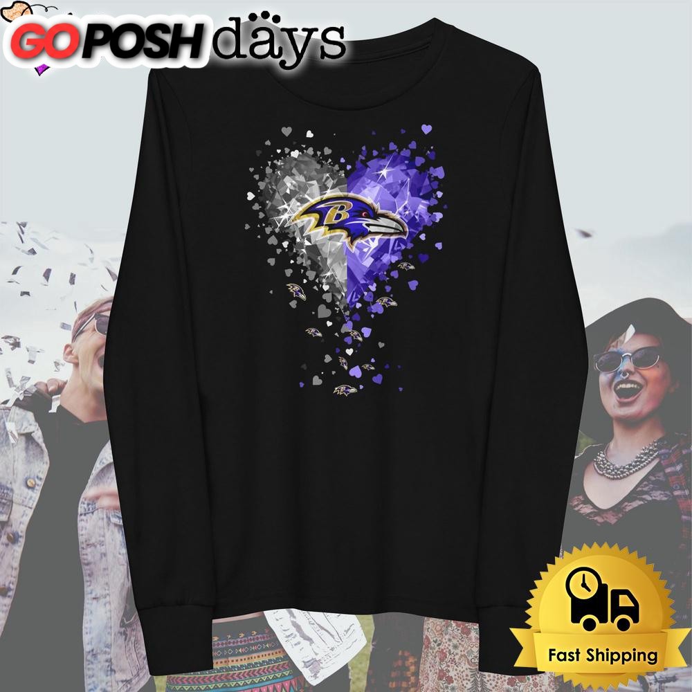 baltimore-ravens-crystal-heart-t-shirt-9xdrqxye Baltimore Ravens Crystal Heart T Shirt