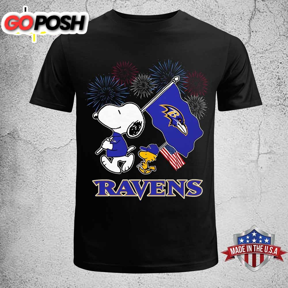 Baltimore Ravens Happy 4th Of July Independence Day Unisex T-Shirt