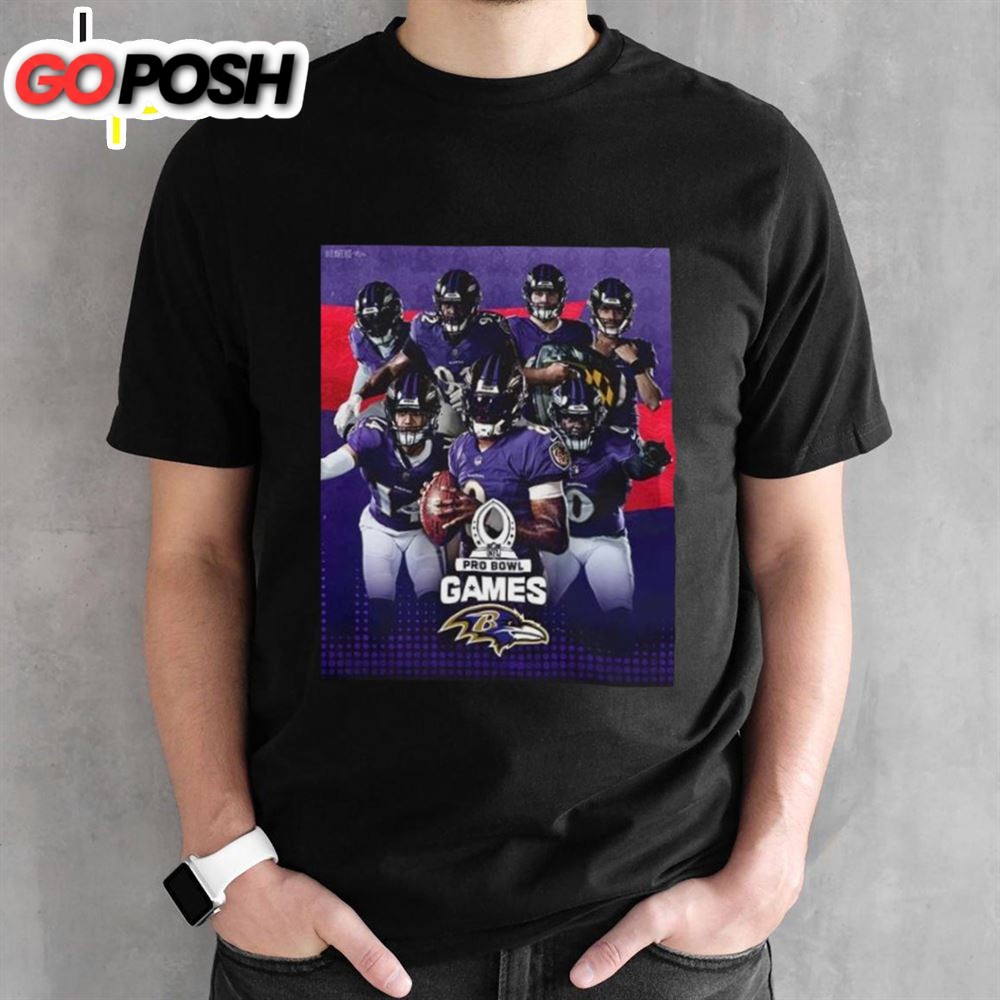 Baltimore Ravens Your Ravens Pro Bowlers Team Up 2025 NFL Pro Bowl Games T- Shirt